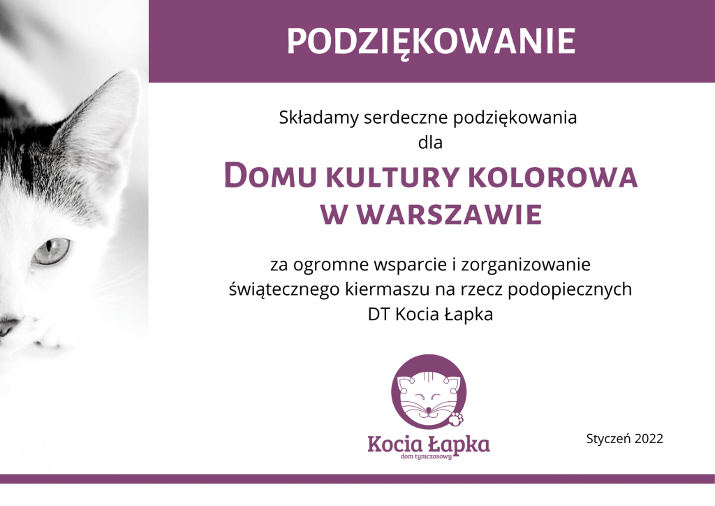 Podziękowania